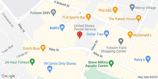 1015 Riley St, Folsom, California, CA, 95630-9998 Map